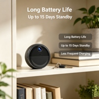 Caméra sans fil d'intérieur à piles 1080P, caméra cube WIFI avec détection de mouvement, prend en charge les cartes mémoire TF 128G, Cloud OEM/ODM