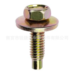Pernos hexagonales Ford con arandelas 1/4-20 x 7/8, clase 8.8, de hierro y acero, rosca UNC para piezas automotrices - Product Image 4