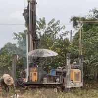 Foreuse d'Occasion sur Chenilles pour Puits d'Eau et Mine, Profondeur 200 Mètres, Moteur Diesel