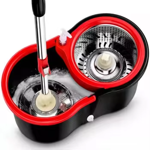 Dooso Factory OEM ODM Vente entière de tiges en acier inoxydable avec essorage en microfibre Magic Mop et seau pour le nettoyage des sols de la maison - Product Image 5