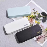 Boîtes et sacs d'emballage pour lunettes de vue carrées en fer, logo personnalisé du fabricant, nouvelle mode