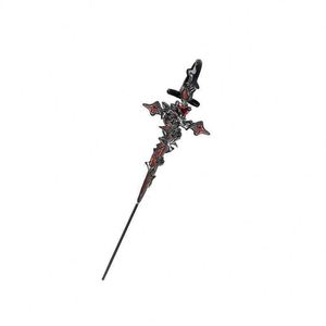Fashion Dark Gothic Punk Rose Cross Thorn <b>Stud</b> <b>Earrings</b> Alloy Women's <b>Crystal</b> Rhinestone - Product Image 5