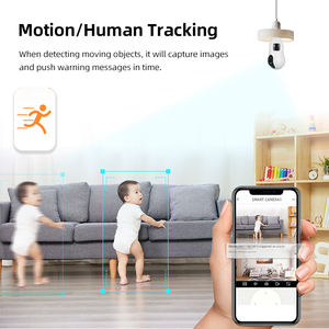 3MP图雅遥控双镜头E27端口无线灯泡闭路电视摄像机，带夜视运动检测和云存储 - Product Image 3