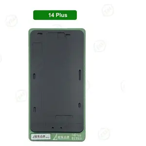 Moule de plastification LCD en silicone noir avec cadre pour iPhone 8 à 16 Pro Max Outils de réparation d'écran LCD - Product Image 1
