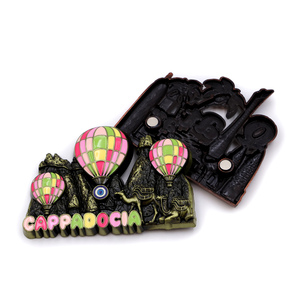 <span class=keywords><strong>Souvenir</strong></span> di Viaggio: Magnete per Frigorifero 3D a Forma di Mongolfiera delle Città Turche, <span class=keywords><strong>Souvenir</strong></span> Turistici da Viaggio Intorno al Mondo - Product Image 2