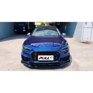 I paraurti per auto per AUDI <span class=keywords><strong>A5</strong></span> 2017-L'aggiornamento 2019 al Kit carrozzeria stile RS5 Include la griglia ABS della gonna laterale anteriore del paraurti anteriore - Product Image 6