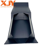 XJY Scatola Regalo di Lusso Personalizzata con Logo, Rigida e Pieghevole con Coperchio Magnetico per Gioielli, Vino e Profumi
