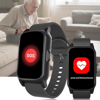 Traceur GPS satellite 4G bidirectionnel vocal avec carte SIM, bouton SOS anti-panique, dispositif de suivi personnel extérieur, localisateur de montre pour enfant