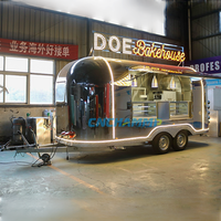 Remorque alimentaire mobile Chammp 5m entièrement équipée, camion de restauration en acier inoxydable UE, remorque de restauration à vendre