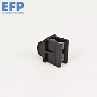 Attaches de bordure faciles à appliquer, blanches/noires, pour câbles de panneaux solaires DC, gestionnaire de câbles pour ferme photovoltaïque, clip de fixation en nylon 66