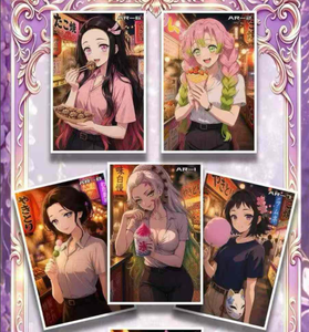 Cartes de collection <span class=keywords><strong>Demon</strong></span> <span class=keywords><strong>Slayer</strong></span>, anime japonais, papier coloré, Kamado Tanjirou <span class=keywords><strong>Nezuko</strong></span>, cartes à jouer, jeux de société, jouets pour les fans - Product Image 2