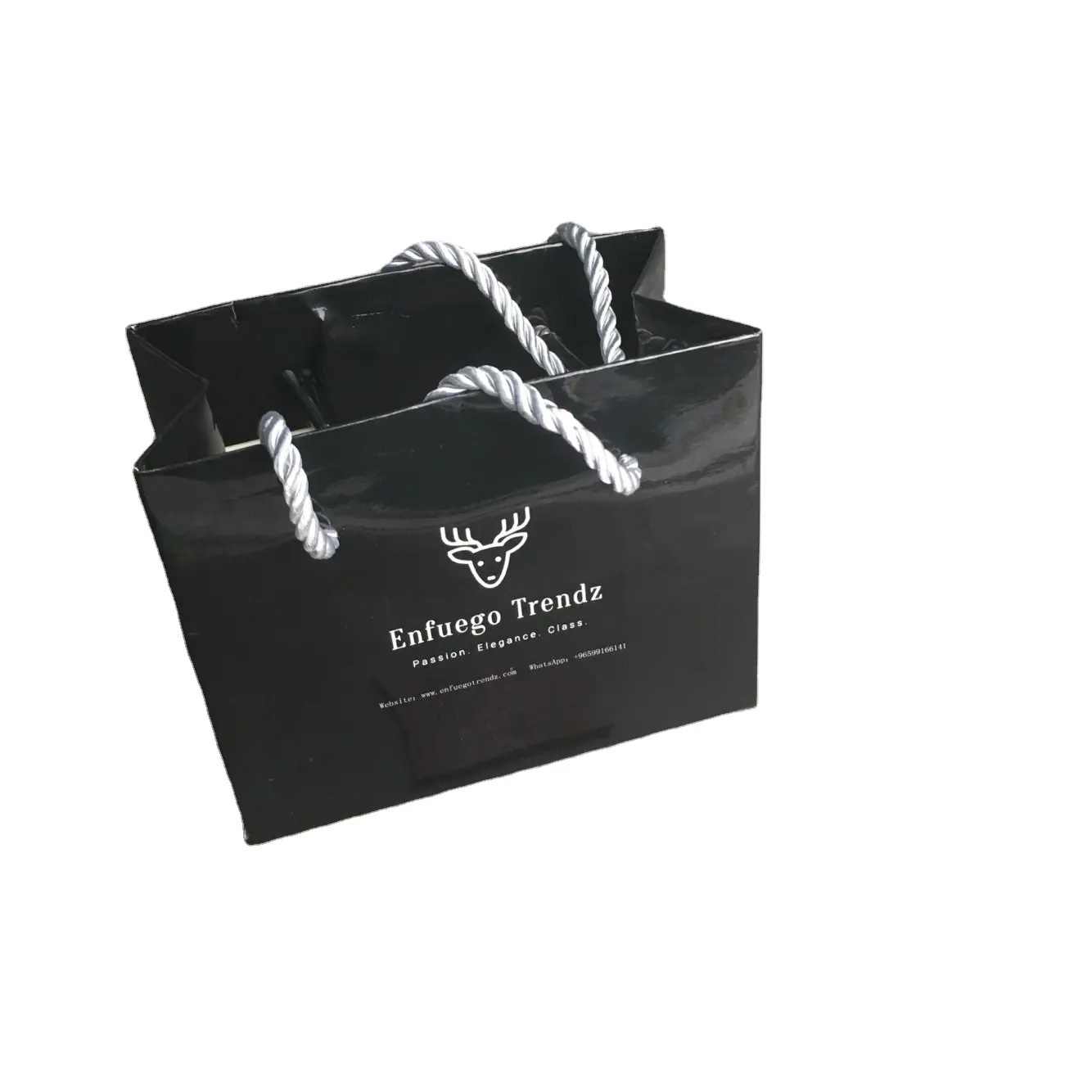 Compras personalizado saco luxo presente Kraft marrom Natal papel sacos com fita lidar com seu próprio logotipo para comida bolo vinho embalagem