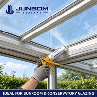 JUNBOM 9502 Mastic silicone neutre à application au pistolet, résistant aux intempéries, pour joints intérieurs, fenêtres et portes, service personnalisé du fabricant