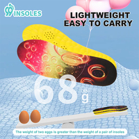 99insoles Teknologi Cloud Sol Olahraga PU Sol Lembut Bernapas Penyerap Guncangan Bantalan Sol Lari