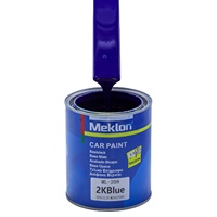 Meklon MK-208 Revêtement liquide acrylique industriel 2K bleu en spray 1LX12 pour la réparation de peinture automobile
