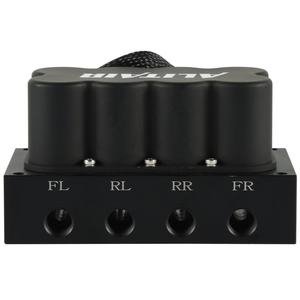 Colector de Válvulas Solenoides ALITAIR 0-300Psi VU4 - 1/4\" 1/<span class=keywords><strong>8</strong></span>\" NPT para Suspensión Neumática, Control Rápido de Bolsas de Aire, Diseño de 4 Esquinas - Product Image 2