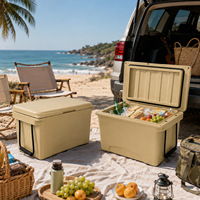Glacière rigide NELGREEN 50QT avec 2 compartiments et roues