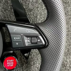 Volant de direction de voiture en fibre de carbone personnalisé pour <span class=keywords><strong>Audi</strong></span> TT R8 TTRS TTS MK2 MK3 Rs7 Rs6 Rs5 RS4 RS3 S4 S5 S6 S7 A4 A6 - Product Image 5
