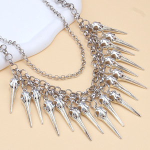โซ่คาดเอวโลหะผสมสังกะสีพู่ห้อยรูปหัวนกฮิปฮอปเครื่องประดับแฟชั่นฮาโลวีน - Product Image 3