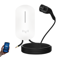 Nouvelle borne de recharge pour véhicules électriques 16A 11kW triphasée norme européenne LED commerciale résidentielle type 2 station de recharge pour voitures électriques IEC621962