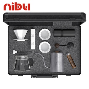 Juego de Regalo para Preparar <span class=keywords><strong>Café</strong></span> NIBU <span class=keywords><strong>Barista</strong></span> Tools, 9 Piezas, Juego de <span class=keywords><strong>Café</strong></span> de Goteo con Molinillo Manual, <span class=keywords><strong>Kit</strong></span> de <span class=keywords><strong>Café</strong></span> para Verter - Product Image 2