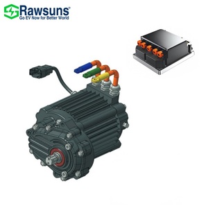 Nouveau moteur PMSM haute vitesse 72Vdc 4,5kW 18kW avec boîte de vitesses de réduction pour véhicule électrique, refroidissement naturel, léger, <span class=keywords><strong>kit</strong></span> de conversion pour bateau et voiture électrique - Product Image 1