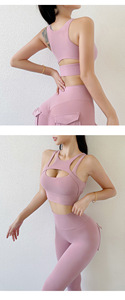 OEM <span class=keywords><strong>Sexy</strong></span> scava fuori cinghie regolate anti-sudore imbottito intimo sportivo palestra atletica esecuzione Fitness allenamento reggiseno superiore - Product Image 6