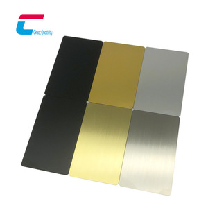 Tarjeta de Visita Digital Inteligente NFC de Metal, Tarjeta de Visita NFC de Metal Premium en Blanco, Origen Shenzhen, Capacidad de Almacenamiento 1152 - Product Image 1