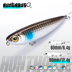 Vente en gros de leurres de pêche Pencil 60mm/90mm, leurres artificiels OEM pour la pêche en eau salée, leurres de pêche Pencil <span class=keywords><strong>Whopper</strong></span> <span class=keywords><strong>Plopper</strong></span> - Product Image 1