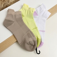 Chaussettes de sport personnalisées pour hommes, chaussettes de course blanches avec logo, chaussettes athlétiques unisexes à grip, chaussettes de sport de créateur, chaussettes de cheville