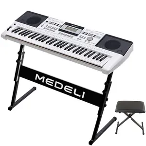 Medeli merek Al00 palu Piano listrik baru A100S 61 kunci Keyboard Piano elektronik