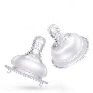 Tetina de alimentación para bebés sin BPA, anticólicos, tallas S/M/L, con cuello ancho en X, tetinas para biberones, tetinas para alimentar a bebés - Product Image 1