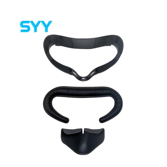 SYY Hot Selling More Comfortable Touch Sweatproof Lightproof Silicone Soft Cover Face Pad for Oculus Quest 2 VR