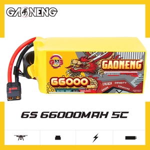 แบตเตอรี่ GAONENG GNB 6S 22.2V 66000mAh 66AH 5C 10C QS8 แบบกึ่งโซลิดสเตท ลิเธียมไอออน สำหรับโดรน FPV ขนาดใหญ่ และเครื่องบินไร้คนขับ - Product Image 2