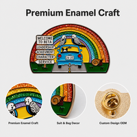 Maßgefertigte Weiche Emaille-Anstecknadeln Logo-Abzeichen für Anzüge, Jacken, Hüte und Rucksäcke Großhandel OEM-Fabrik Individuelles Design