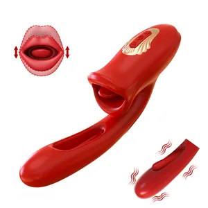 World First Biting Vibrator 3 In 1 Mouth Toy Multiple Stimulations Orgasm Artifact For Female Sex Toys Wholesale