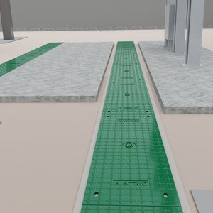 プラスチック製の水線用変ステーションケーブルトレンチカバーヒンジ付き盗難防止環境保護EN124 A15 - Product Image 5