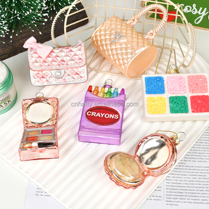 Factory Wholesale High Quality <b>Hand</b>-painted 2026 Luxury Christmas Decoration Supplies Glass <b>Ornaments</b> Pendant - Product Image 3