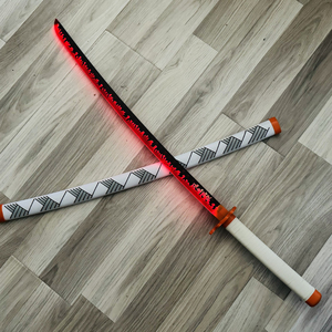 USB Typle C Rechargeable Lumineux Jouet Épée Demon Slayer <span class=keywords><strong>Rengoku</strong></span> Kyoujurou <span class=keywords><strong>Katana</strong></span> 104cm - Product Image 3