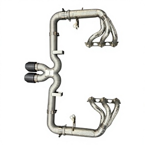 ระบบไอเสียแบบเต็มระบบที่ไหลเวียนได้สูงวัสดุไทเทเนียมจาก Vortex สำหรับ Porsche 911รุ่น992 GT3เครื่องยนต์4.0ลิตรปี2022–2025รุ่นแข่งขัน - Product Image 1