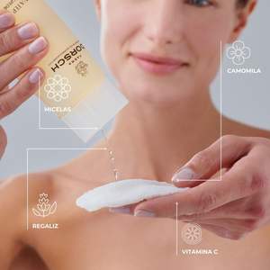 Agua Micelar con Vitamina C 200mL Botella con Bomba para Piel Seca/Sensible/Opaca - Product Image 1