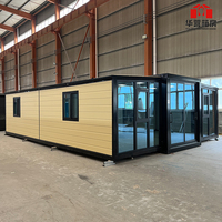 Lujo 20 pies Envío Tiny2 3 Dormitorio 40 pies Contenedor expandible Casas prefabricadas Hecho en China