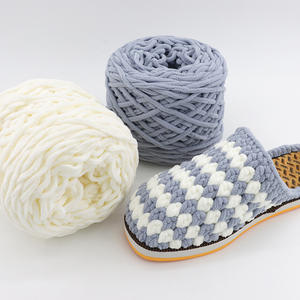 Lizida 100% Polyester şönil tığ iplik süper yumuşak kabarık kabarık hantal 165g/rulo 6mm kalın tıknaz battaniye yünü boyalı desen - Product Image 4