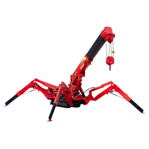 Grúa Araña Móvil Telescópica de 3, 5, 6, 8 y 10 Toneladas, Mini Grúa Hidráulica con Pluma Giratoria de 360 Grados y Alcance de Elevación de 14m - Product Image 1