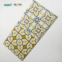 Pisos de vinilo 3D, azulejos de piedra con patrón europeo, pisos de Pvc para interiores, azulejos de impresión digital de plástico de lujo de 6mm