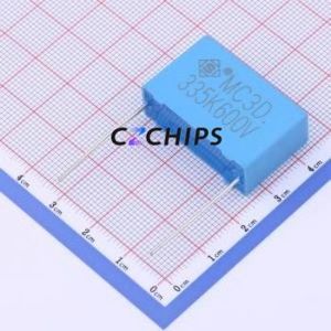 3D1U335KV1B0320200110EVT Polypropylene Film Capacitor (CBB) Through hole Component (THT),P=27.5mm 3.3uF 10% 600V - Product Image 1