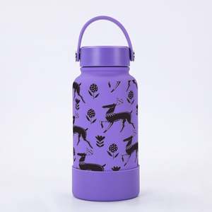 Botella de agua deportiva portátil con tapa, vaso de acero inoxidable 304 aislado, estilo auricular de gran capacidad - Product Image 4