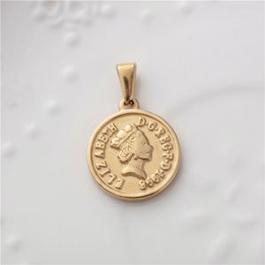 Colgante de Barra Chapado en Oro, Colgante Personalizado de Dólar Estadounidense en Acero Inoxidable - Product Image 2