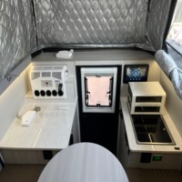 Nueva Carpa de Techo para Camioneta, Diseño Overland, Carcasa Flexible, Apertura Automática Rápida para las Cuatro Estaciones, de Aluminio
