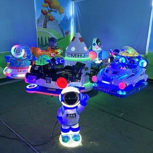 נסיעה שעשועים בחוץ kiddie רכיבה חיצונית נייד ללכת עגול בולדוזר בצורת בולדוזר חשמלי מיני סוסים לילדים - Product Image 4